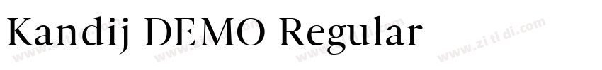 Kandij DEMO Regular字体转换 Kandij DEMO Regular字体转换